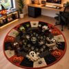 Halloween Vintage Ghost Bat Haunted Cardigan